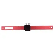 1x Inch and Metric Scale Precision Pocket Ruler Layout Wood Tools Aluminum Alloy