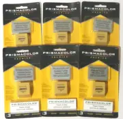 Prismacolor 3 eraser pack x 6 (18 erasers) for graphite & colored pencils