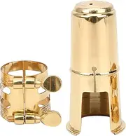 Alto Saxophone Mouthpiece Kit, Ligature Cap Fasteners Parts for Saxophone Practice, Portable Cap Ligature Fastener Parts, Metal Music Instrument Accessories