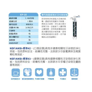 3M 原廠公司貨除鉛濾芯EP25