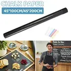 Blackboard Removable Vinyl Self Adhesive Wall Sticker Chalkboard Decal Paper