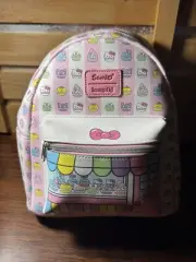 Sanrio Loungefly Hello Kitty Pink Kawaii Sweet Shop Macaroon Mini Backpack