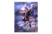 Anne Stokes Air Elemental Wizard Canvas Plaque (Multicoloured) (25cm x 19cm)