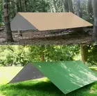 3x3m Camping Tarp Tent Hammock Rain Fly Waterproof Shelter Outdoor Hiking Mat AU