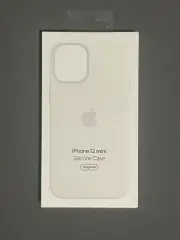 New Genuine Official Apple iPhone 12 Mini Silicone Case w/ MagSafe White