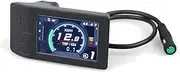 Electric Bike LCD Display, 24V 36V 48V Ebike LCD Display Meter Waterproof Electric Bike Conversion Kit Support BBS01 BBS02 BBSHD 500C Display Control Panel for Bicycle Modification