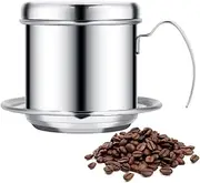 Proxima Direct Vietnamese Coffee Filter Press Portable Stainless Steel Vietnamese Coffee Drip Manual Coffee Infuser Filter for Home, Office, Cafe, Restaurant