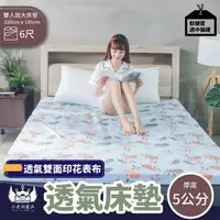 在飛比找momo購物網優惠-【BOSS BEDDING 小老闆寢具】雙人6尺雙面布透氣5