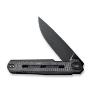 WE Knives Navo Liner Lock 22026-1 Black Canvas Micarta CPM-20CV Pocket Knife