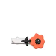 [Yvmin] Yvmin Flower-embellished Hair Clip ONE SIZE ORANGE/SILVER