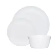 Noritake White On White 12 Piece Dinner Setting - Robins Kitchen