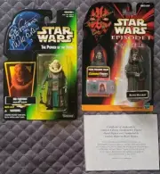 Star Wars Power Of The Force Bib Fortuna Episode I Rune Haako Autographed