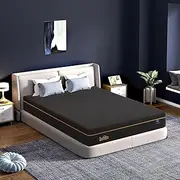 [Duchess] Queen Mattress, Gel Memory Foam Mattress for Motion Isolation & Pressure Relief, Mattress in a Box for Cool and Comfortable Sleep, with Detachable & Washable Cover, Grey