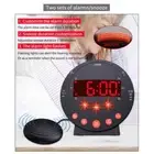 Loud Alarm Clock with Shaker Vibrating Alarm Clock with Flash Light Brightness