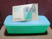 VTG TUPPERWARE Easy Crisp Jadeite Green Celery Vegetable Keeper Lid Insert NEW