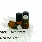 15pcs 1ml Roll on Glass Bottle Essential Oil Perfume Glass Roller Ball Bottle
