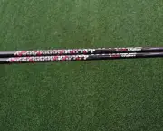 Fujikura Atmos Orange Graphite Iron 5 Shafts 5-A Senior Flex .370 Parallel NEW