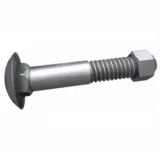 Cup Head Bolt & Nut Hot Dip Galvanised Class 4.6 UTS