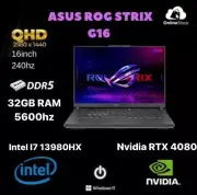 Asus Rog Strix G 16 Laptop NVIDIA RTX 4080 Intel I9 13980hx