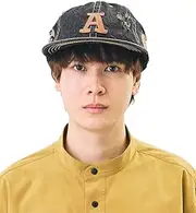 [CA4LA] Casilla TOZ00078 Women's Baseball Cap, Washable, Daily, Casual, Loose, Large, Spring/Summer, Vintage Denim, Cotton, Adjustable Size