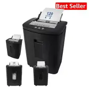 P-4 Security Cross-Cut Shredder with Auto-Feed - Secure Paper, Clips & Cards