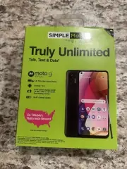 Motorola moto g STYLUS SIMPLE MOBILE smart phone 128GB, 48MP Camera (NOT UNLOCK)