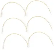 OFFIGAM 10PCS White Abs Guitar Binding Purfling Strips Durable Musical Instrument Accessories for Acoustic and Classic Guitars Replacement for Old Damaged Binding