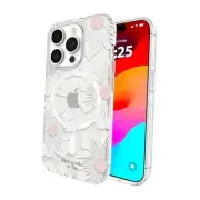 iPhone 15 Pro Case, Compatible with MagSafe - Hollyhock Cream