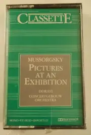 Mussorgsky Pictures Cassette Tape NOS Sealed Rare Dorati Concertgebouw Netherlan
