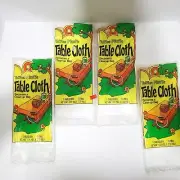 VTG 1980 Tuffies Plastic Tablecloth WHITE Original Packaging NOS Lot of 4 NOS