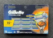 Gillette ProGlide Razor Blade Refills - 12 Cartridges | Fits All ProGlide