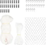 Balcony Screen for Pets, Anti-Fall Cat Safety Net Fence for Home, Pet Protection Net for Balcony, Stairs, Door, Gate, Deck, Patio, Provides Pets a Safe Activity