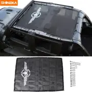 Mesh Car SunShade Bikini Top Net Cover For Jeep Wrangler JL JT 2018+ 4Door Black