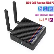MINIX Z100 Fanless Mini PC, Intel N100 16GB 512GB SSD Win 11 WiFI6 Desktop 4K HD