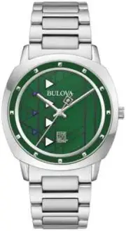 BULOVA Frank Lloyd Wright Hollyhock House Stainless 96A286 MENS WATCH SA-2