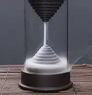 REAWOW Backflow Incense Burner Hourglass Backflow Incense Holder Free with 20 x Backflow Incense Cones for Home Office Decor Eliminate Odors and Purify Air