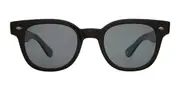 Garrett Leight CANTER SUN BIO-BK/BS Men's Sunglasses Black Size 47