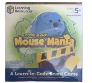 CODE & GO MOUSE MANIA AGES 5 + BOARD GAME LEARNING RESOURCES