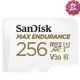 SanDisk 256GB 256G microSDXC【Max Endurance】microSD SD V30 U3 4K C10 SDSQQVR-256G 記憶卡