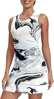 [GGOV] Womens Two Piece Tennis Golf Dress UPF 50+ Active Athletic Exercise Sports Wear Dresses with Pocket Separate Shorts