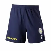 Parramatta Eels NRL Macron Training Shorts Sizes S-5XL! T2