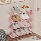 Z-Shaped Shoe Stand Plastic Shoe Storage Rack Doorway Shoe Rack Dormitory