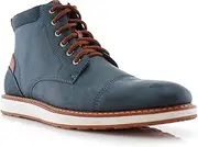 [Ferro Aldo] Birt MFA506027 Mens Memory Foam Casual Mid-Top Sneaker Desert Vegan Leather Chukka Boots