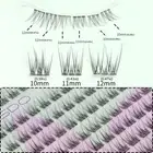Reusable Natural Look False Eyelashes Wispy Individual Lashes