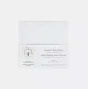 Burt's Bees Baby Bassinet Fitted Sheet White 100% Organic Jersey Cotton