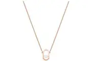 Swarovski Sparkling Dancing Cubic Zirconia Stone Rose Gold Tone Plated Necklace 5468084 For Women