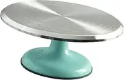 Cake Decorating Turntable, Revolving Cake Decorating Stand Rounded Edges Professional Aluminum Alloy for Cake Decorating Supplies for Chefs (11)