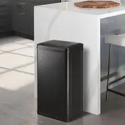 Oikiture 40L Motion Sensor Bin Automatic Rubbish Trash Can Kitchen Black