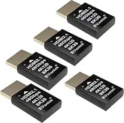 4K 120Hz HDMI 2.1 Dummy Plug – High-Resolution Virtual Display Emulator for PC, VR Headsets & Cryptocurrency Mining | Supports 8K @30Hz, Headless Ghost Display Adapter-5P
