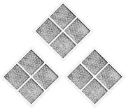 3PCS Fridge Freezer Air Filter，Compatible for LG，LT120F，Compatible for Kenmore，469918 LFX25991ST MX2992,Refrigerator Air Filter Replacement Part